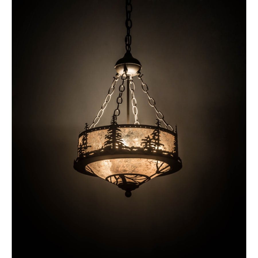 Meyda Tiffany Tall Pines 3 Light 16" Wide Pendant