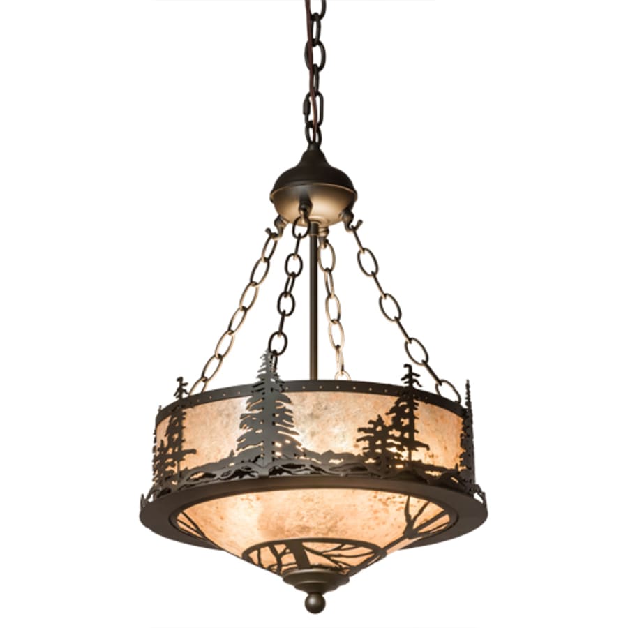 Meyda Tiffany Tall Pines 3 Light 16" Wide Pendant