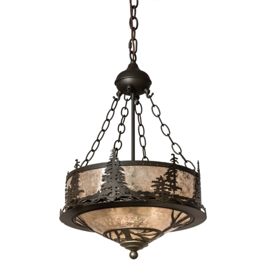 Meyda Tiffany Tall Pines 3 Light 16" Wide Pendant