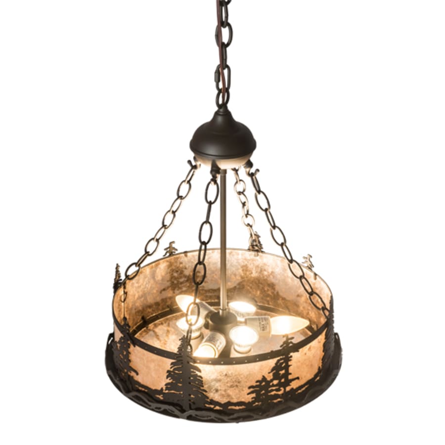 Meyda Tiffany Tall Pines 3 Light 16" Wide Pendant