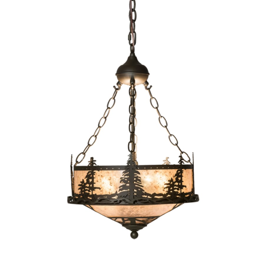 Meyda Tiffany Tall Pines 3 Light 16" Wide Pendant