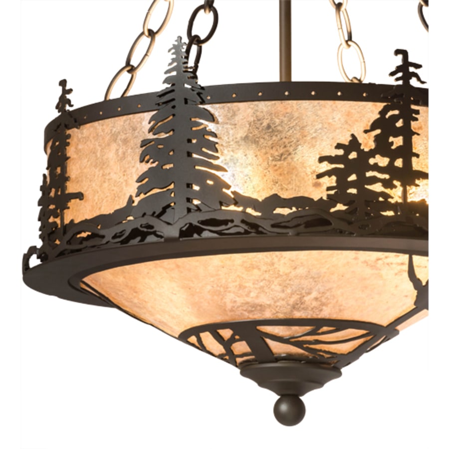 Meyda Tiffany Tall Pines 3 Light 16" Wide Pendant