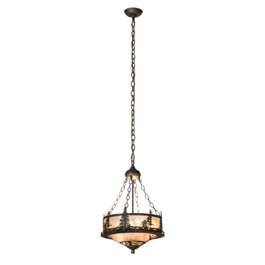 Meyda Tiffany Tall Pines 3 Light 16" Wide Pendant