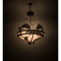 Meyda Tiffany Catch of the Day 6 Light 35" Wide Pendant