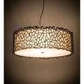 Meyda Tiffany Parmecia 4 Light 30" Wide Suspension Pendant
