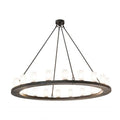 Meyda Tiffany Loxley 20 Light 60" Wide Ring Chandelier