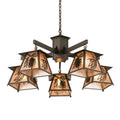 Meyda Tiffany Scotch Pine 5 Light 40" Wide Chandelier