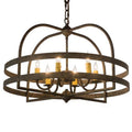Meyda Tiffany Aldari 6 Light 22" Wide Taper Candle Style Chandelier