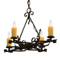 Meyda Tiffany Elianna 4 Light 22" Wide Taper Candle Style Chandelier