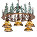 Meyda Tiffany Nuevo Mission 5 Light 34" Wide Chandelier