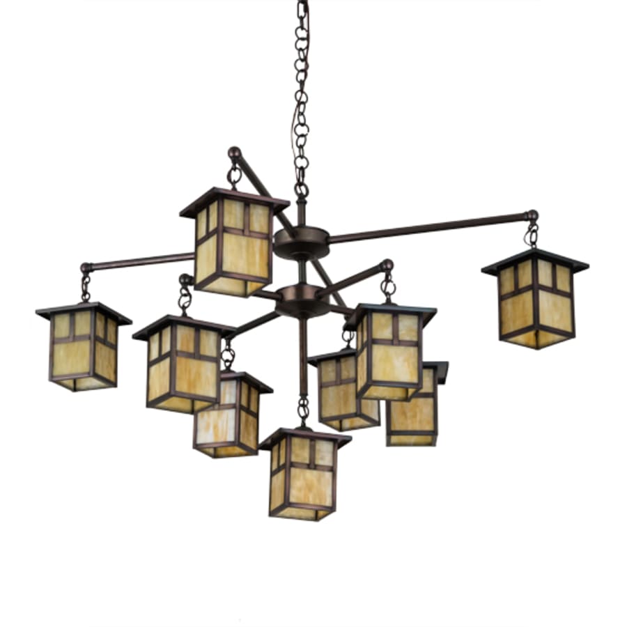 Meyda Tiffany Hyde Park 9 Light 50" Wide Chandelier