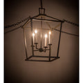 Meyda Tiffany Kitzi 4 Light 29" Wide Taper Candle Pendant