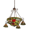Meyda Tiffany Tiffany Rosebush 5 Light 36" Wide Chandelier