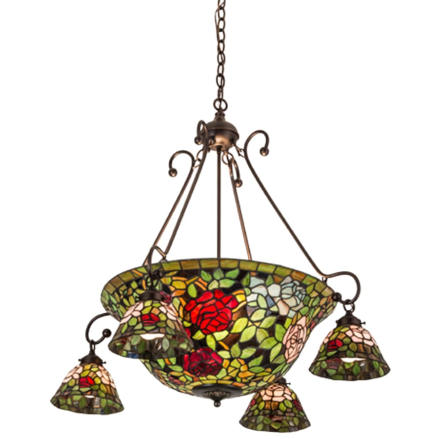 Meyda Tiffany Tiffany Rosebush 5 Light 36" Wide Chandelier