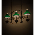 Meyda Tiffany Sunbury 3 Light 48" Wide Linear Pendant