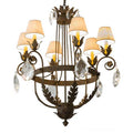 Meyda Tiffany Antonia 6 Light 29" Wide Crystal Chandelier