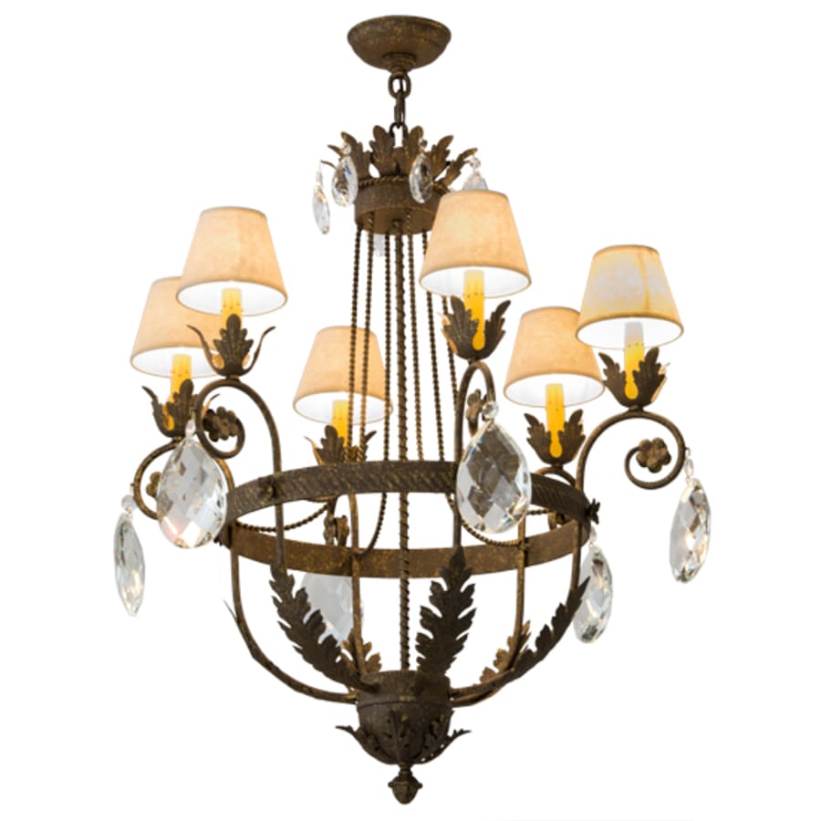 Meyda Tiffany Antonia 6 Light 29" Wide Crystal Chandelier