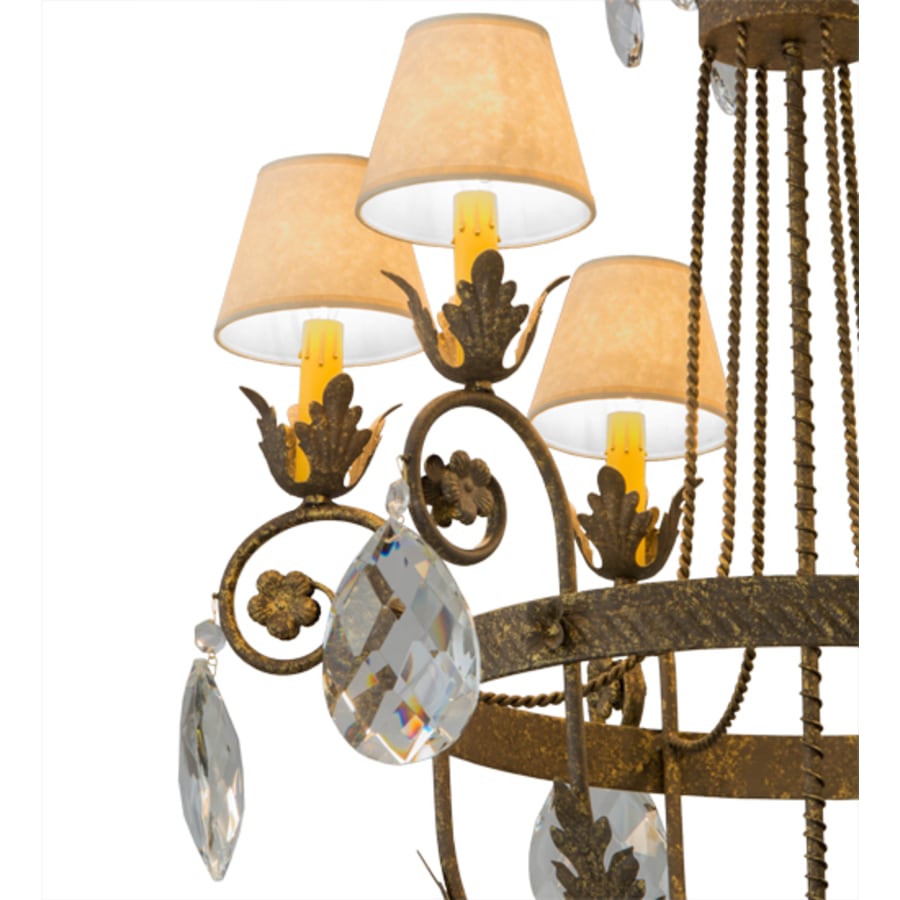Meyda Tiffany Antonia 6 Light 29" Wide Crystal Chandelier