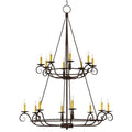 Meyda Tiffany Estrella 16 Light 45" Wide Taper Candle Style Chandelier