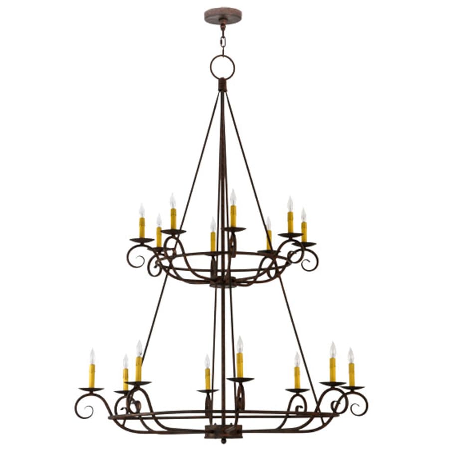 Meyda Tiffany Estrella 16 Light 45" Wide Taper Candle Style Chandelier