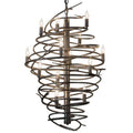 Meyda Tiffany Cyclone 13 Light 24" Wide Taper Candle Style Chandelier