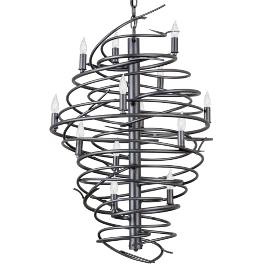 Meyda Tiffany Cyclone 13 Light 24" Wide Taper Candle Style Chandelier