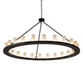 Meyda Tiffany Loxley 24 Light 72" Wide Ring Chandelier