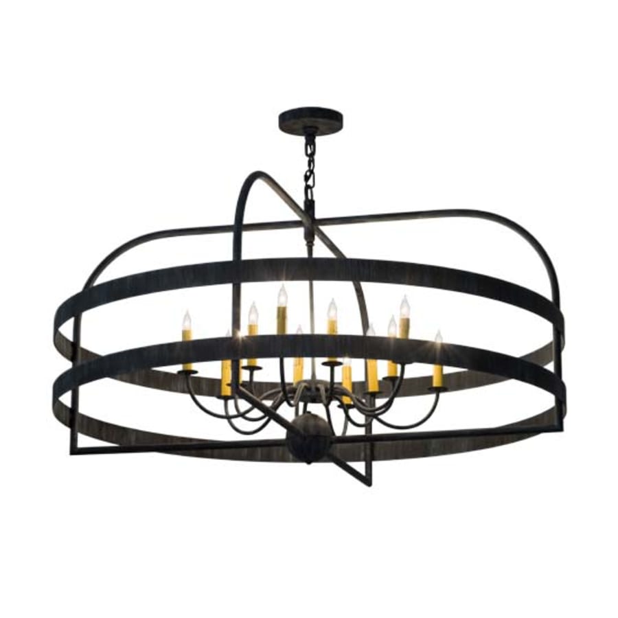 Meyda Tiffany Aldari 12 Light 48" Wide Taper Candle Style Chandelier