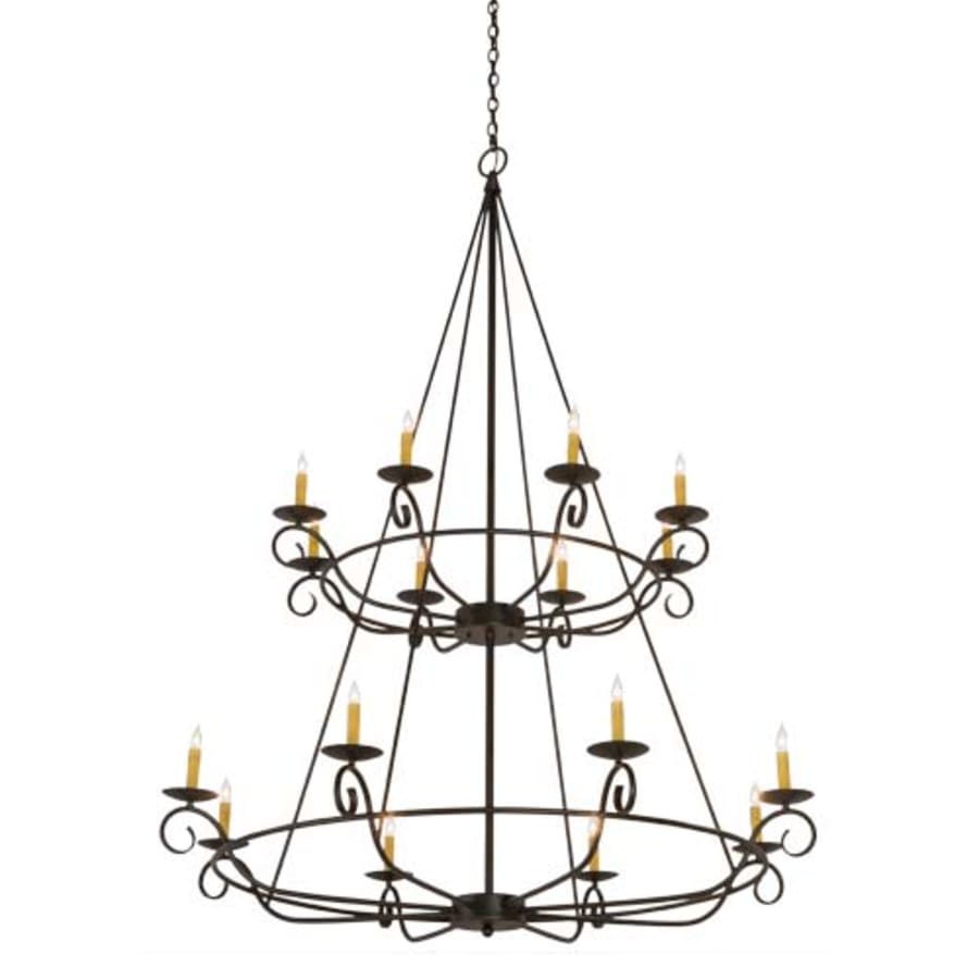 Meyda Tiffany Estrella 16 Light 54" Wide Taper Candle Style Chandelier