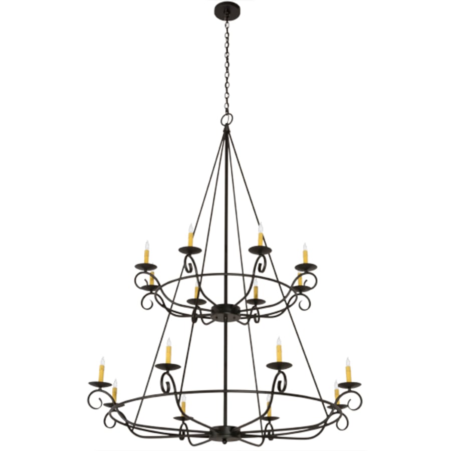 Meyda Tiffany Estrella 16 Light 54" Wide Taper Candle Style Chandelier
