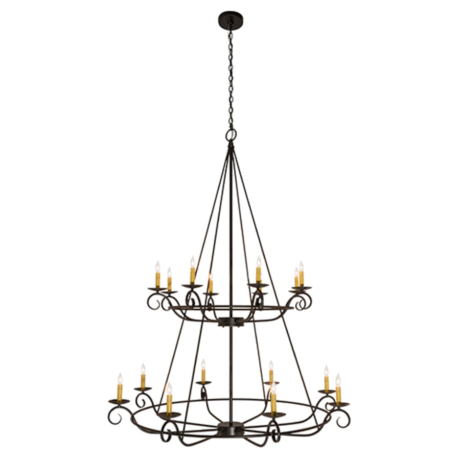 Meyda Tiffany Estrella 16 Light 54" Wide Taper Candle Style Chandelier