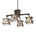 Meyda Tiffany Scotch Pine 4 Light 40" Wide Chandelier