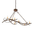 Meyda Tiffany Winter Solstice 8 Light 23" Wide Taper Candle Style Chandelier