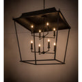 Meyda Tiffany Bastille Omega 8 Light 61" Wide Taper Candle Pendant