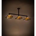 Meyda Tiffany Mission 3 Light 64" Wide Linear Pendant