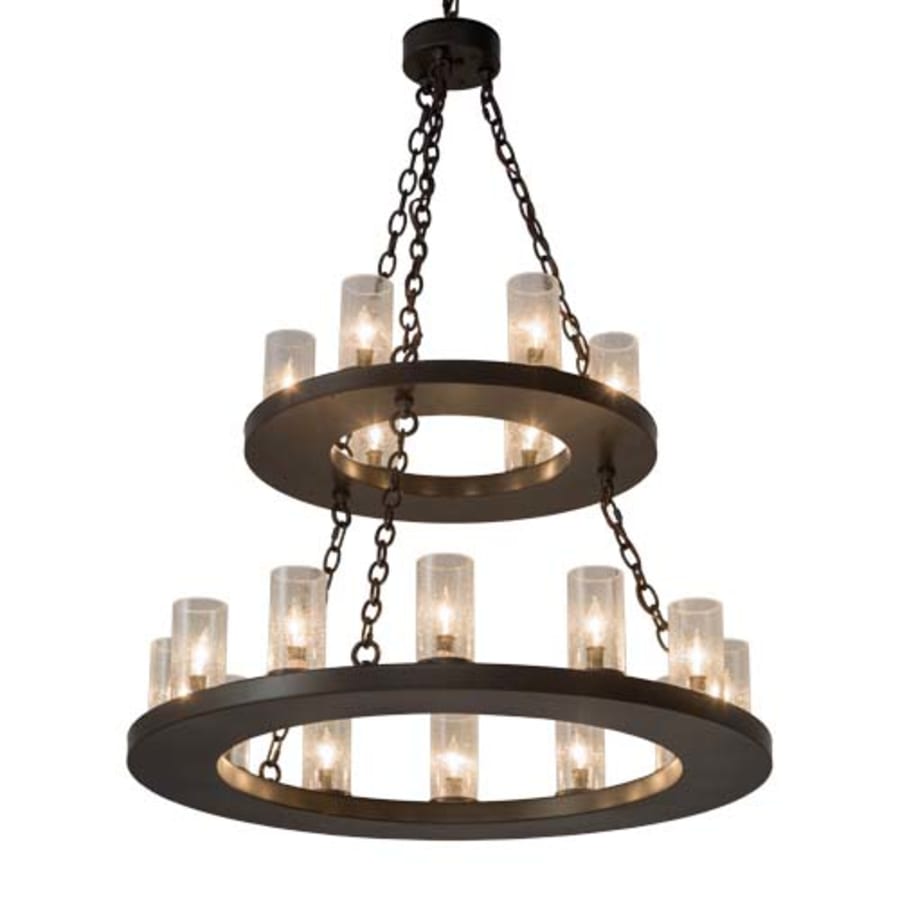 Meyda Tiffany Loxley 18 Light 36" Wide Ring Chandelier