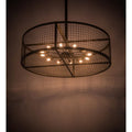 Meyda Tiffany Paloma 12 Light 60" Wide Cage Pendant