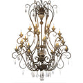 Meyda Tiffany Felicia 24 Light 51" Wide Taper Candle Style Chandelier