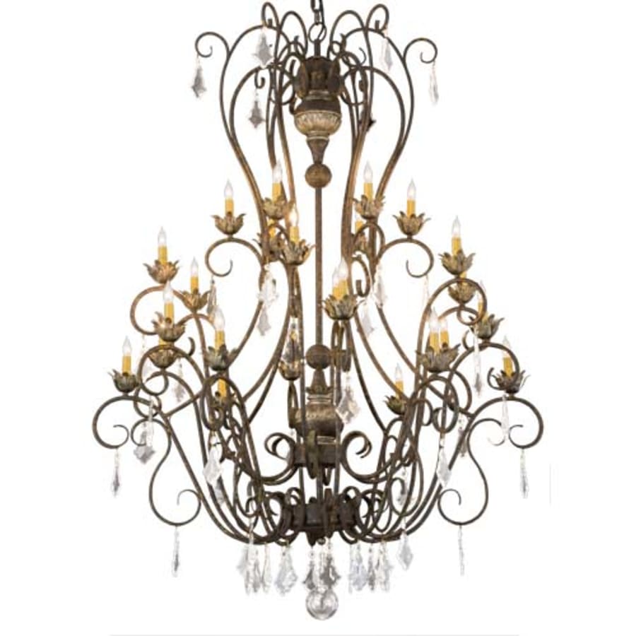 Meyda Tiffany Felicia 24 Light 51" Wide Taper Candle Style Chandelier