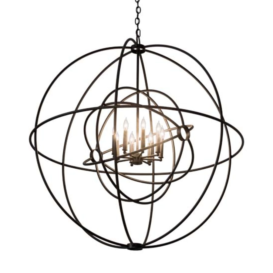 Meyda Tiffany Atom Enerjisi 8 Light 43" Wide Taper Candle Style Chandelier
