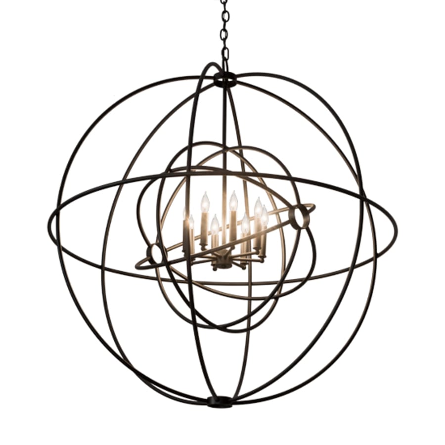 Meyda Tiffany Atom Enerjisi 8 Light 43" Wide Taper Candle Style Chandelier