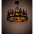 Meyda Tiffany Tall Pines 4 Light 36" Wide Pendant