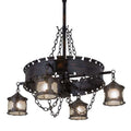 Meyda Tiffany Antique Gothic 4 Light 40" Wide Chandelier