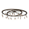 Meyda Tiffany Donner 24 Light 95" Wide Ring Chandelier
