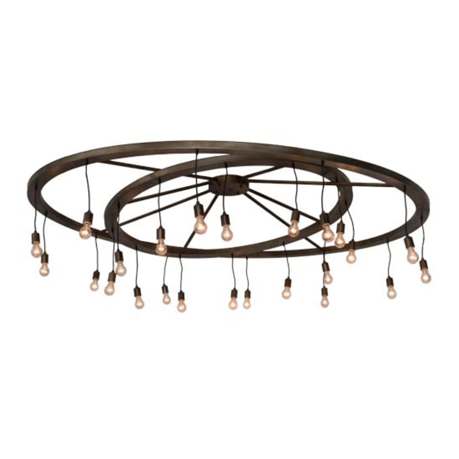 Meyda Tiffany Donner 24 Light 95" Wide Ring Chandelier