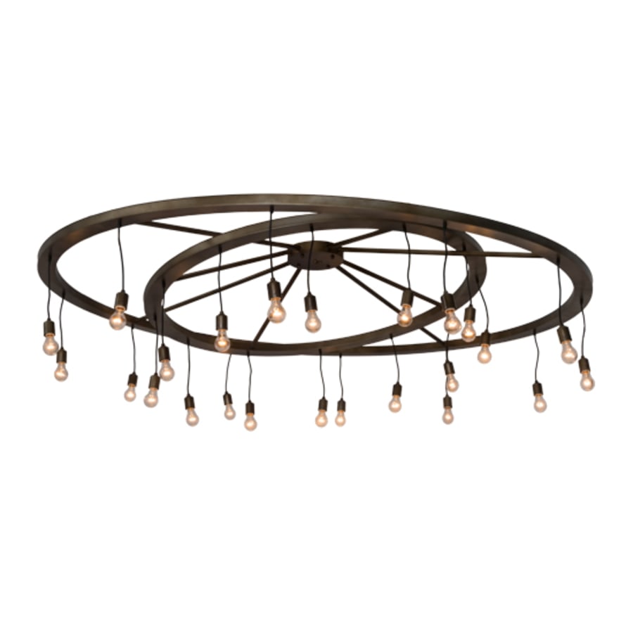 Meyda Tiffany Donner 24 Light 95" Wide Ring Chandelier