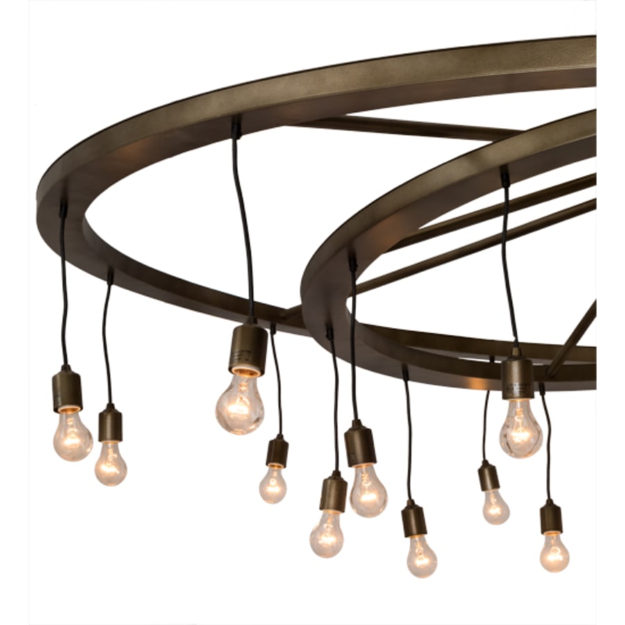 Meyda Tiffany Donner 24 Light 95" Wide Ring Chandelier