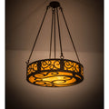 Meyda Tiffany Dean 3 Light 24" Wide Pendant