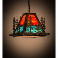 Meyda Tiffany Tall Pines 3 Light 22" Wide Pendant