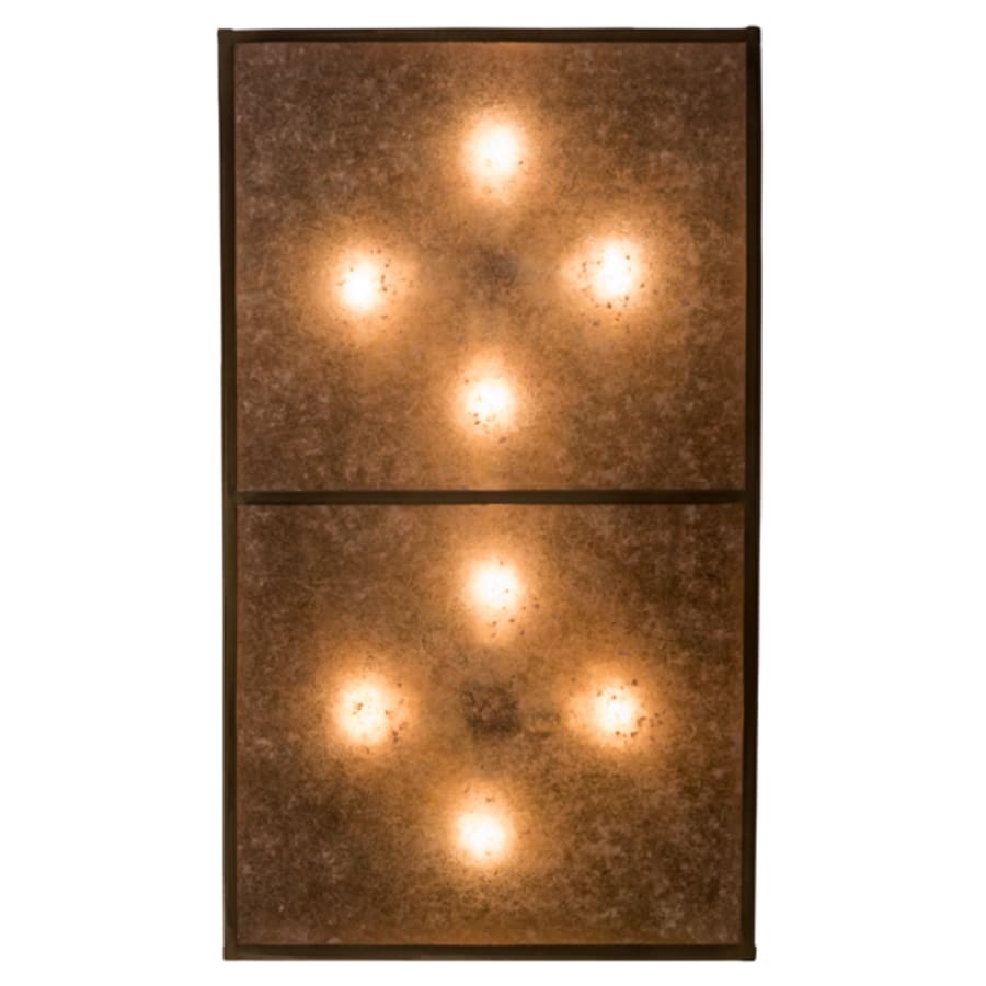 Meyda Tiffany Bears and Moose at Lake 8 Light 35" Wide Flush Mount Ceiling Fixture